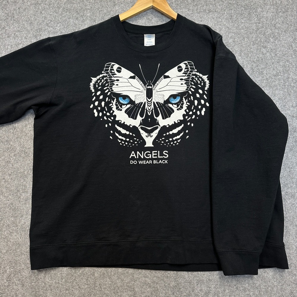 Jonny Cota Sweatshirt Men's XXL Black  "Angels‎ Do Wear Black"